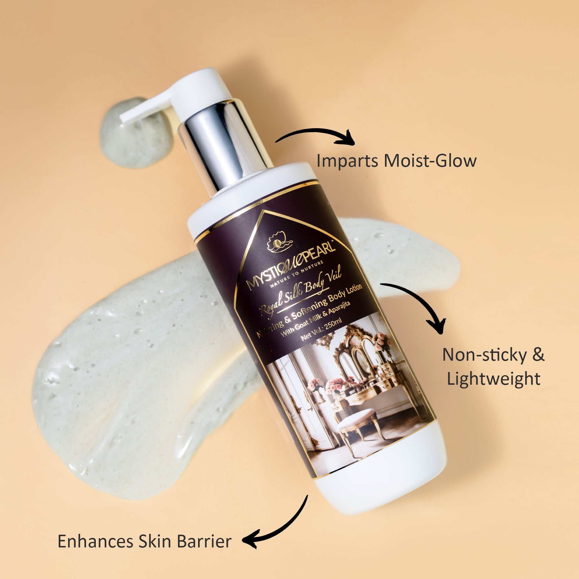 Royal Silk Body Veil Softening Body Lotion with Seaweed Extract