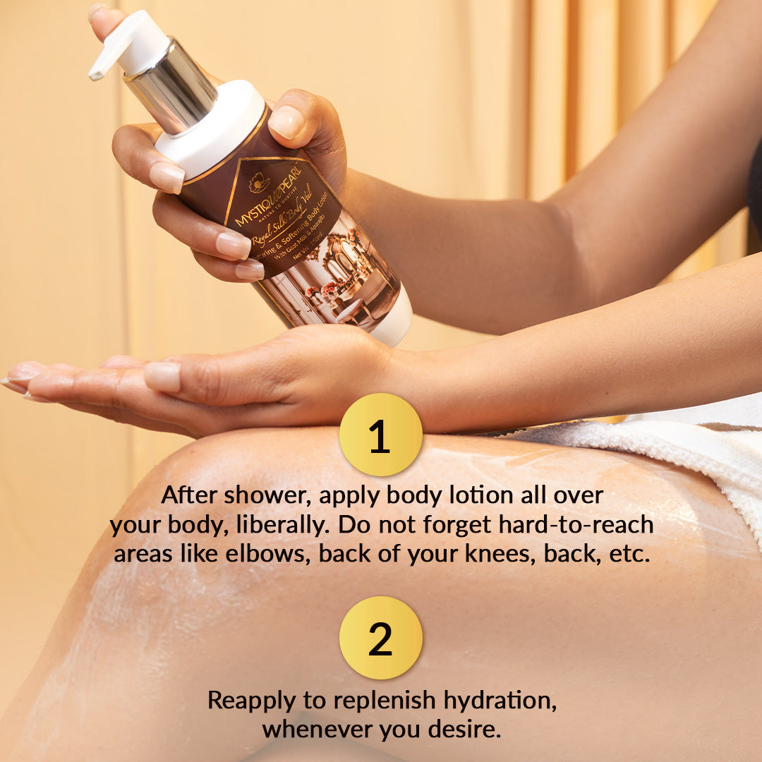 Royal Silk Body Veil Softening Body Lotion with Seaweed Extract
