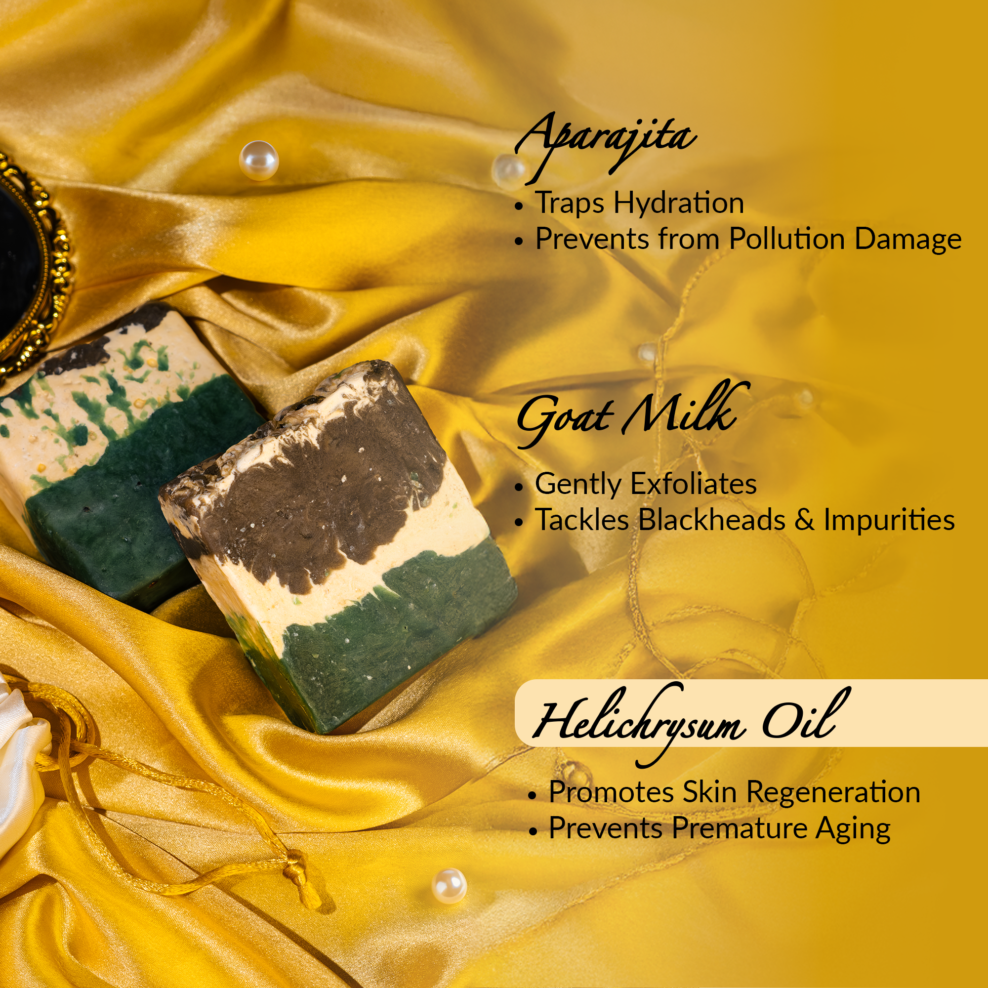 SilkSparsh Soap Soak Beauty Enhancing Handcrafted Bathing Bar with Helichrysum Essential Oil