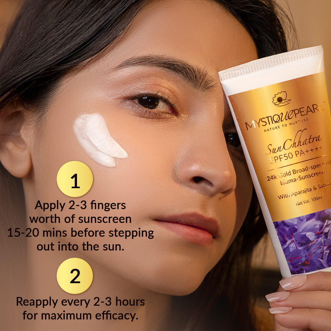 SunChhatra SPF50 PA++++ Illuma Face Sunscreen with SPF Booster